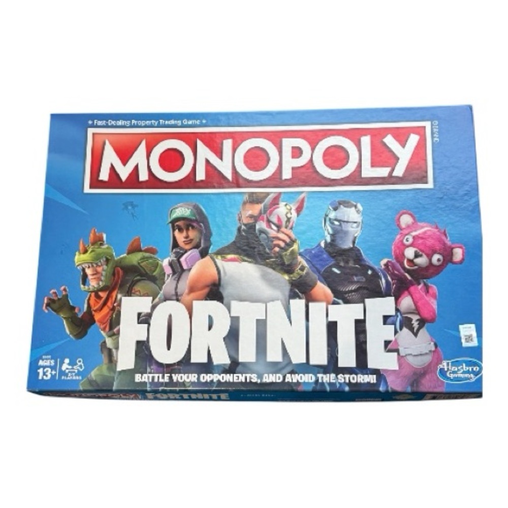 Monopoly Fortnite Edition Board Game – Open Box, Complete – Ages 13+
